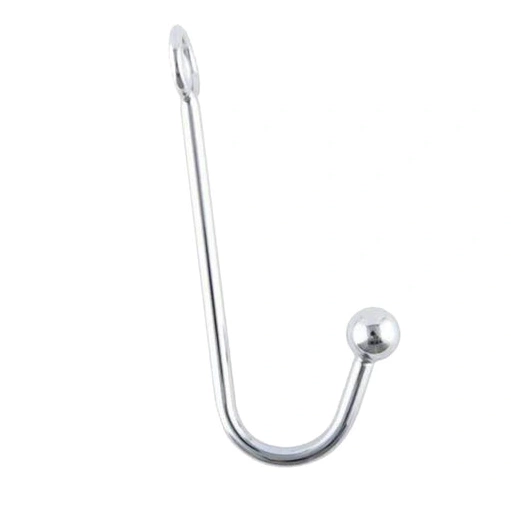 AllNight 3294 Smooth Sex Hook Anal Toy Metal 0126